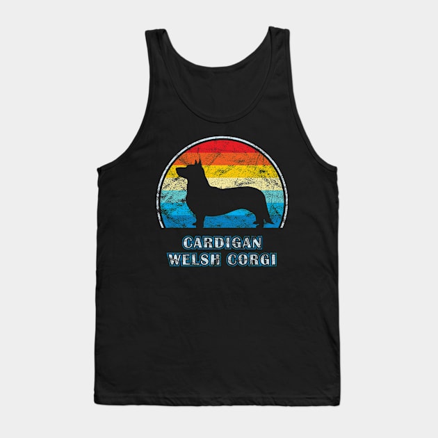 Cardigan Welsh Corgi Vintage Design Dog Tank Top by millersye